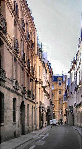 Rue des Grands-Augustins,  Paris (6e).