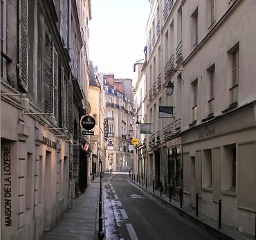 Rue Hautefeuille,  Paris (6e).