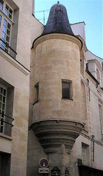 Tourelle de la rue Hautefeuille,  Paris (6e).