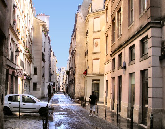 Rue Quincampoix, à Paris (4e arrondissement).