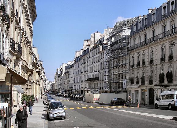 Rue de Tournon,  Paris (6e arrondissement).