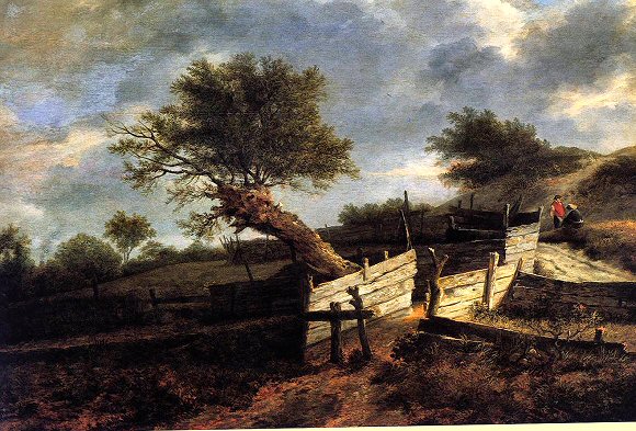 Isaac van Ruisdael : paysage.