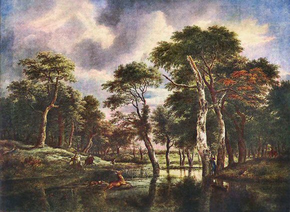 J. Ruysdael : la chasse.