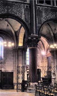 Eglise de Saint-Germain-des-Prés (chapelle de la Vierge), à Paris (6e).
