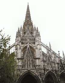 Rouen : l'église Saint-Maclou.