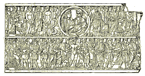 Sarcophage chrétien du IVe siècle.