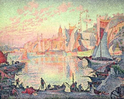 Le Port de Saint-Tropez, par Signac.