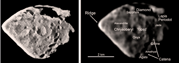 L'asteroide Steins.