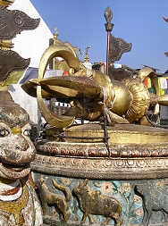 Katmandou : le dorge de Swayambunath.