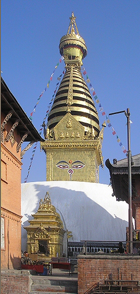 Swayambunath : Stupa.