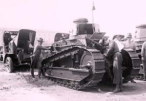 Première Guerre mondiale : tank américain.