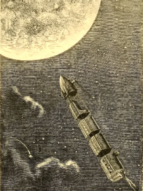 Jules Verne : de la Terre à la Lune.