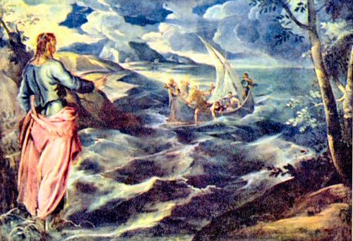 Tintoret : Jésus au Lac dee Tibériade.