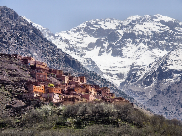 Atlas marocains : le mont Toubkal.