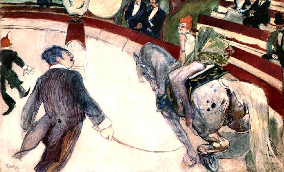 Toulouse-Lautrec : l'cuyre du cirque Fernando.