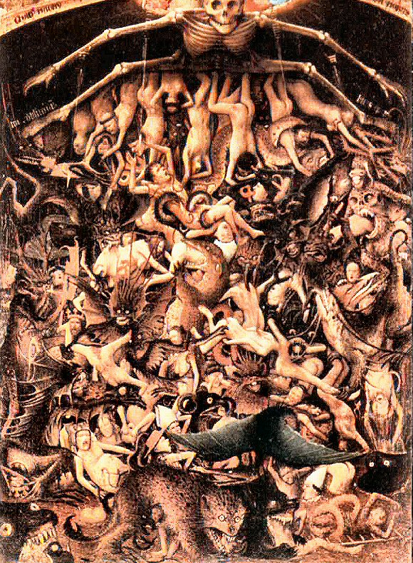 Van Eyck : le Jugement dernier (détail).