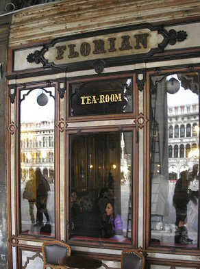 Venise : le caf Florian.