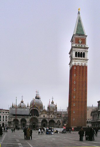 Venise : la place Saint Marc.
