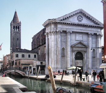 Venise : l'église San Barnaba.