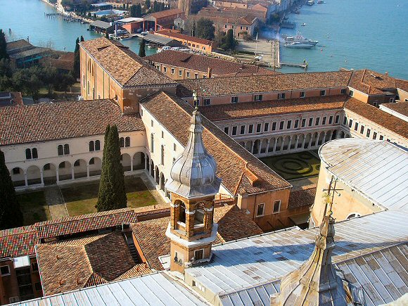Venise : l'ancien monastère de San Giorgio Maggiore.