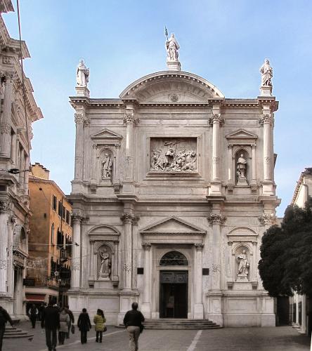 Venise : l'église san Rocco.