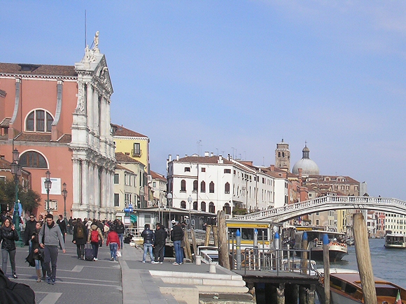Les Scalzi et le Grand canal,  Venise.