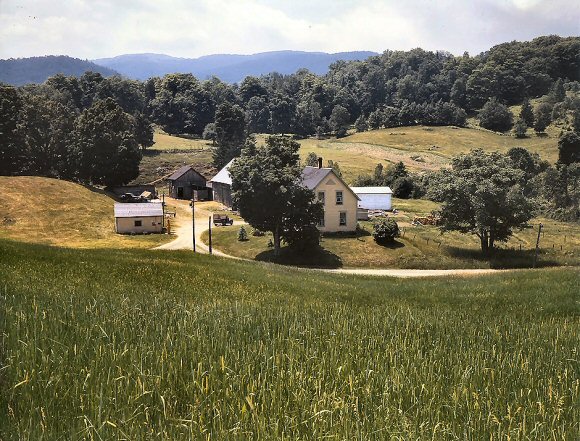 Vermont : une ferme à Bethel.