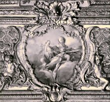 Versailles  : cartouche rococo.