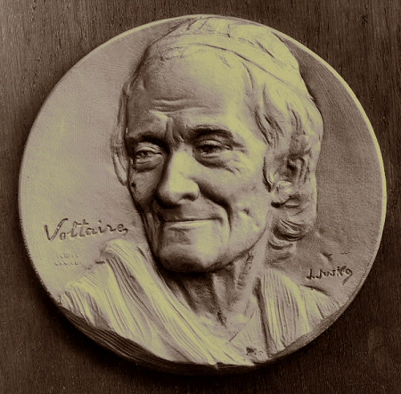 Portrait de Voltaire.