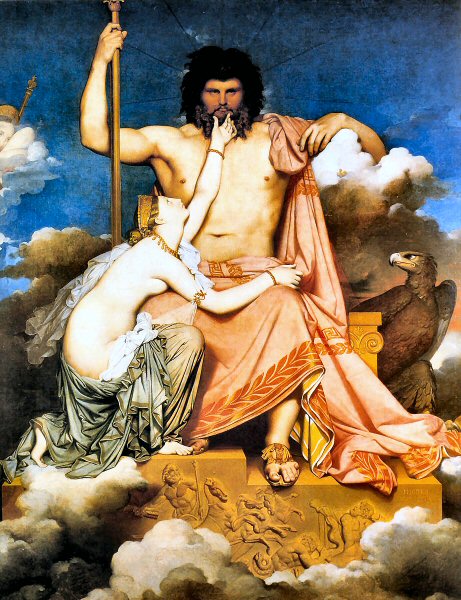 Ingres : Zeus et Thétis.