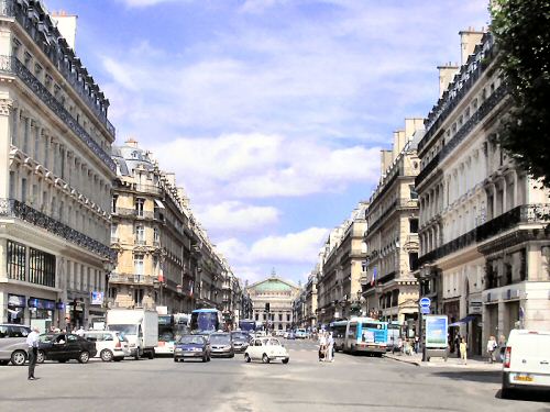 Avenue de l'Opra,  Paris.
