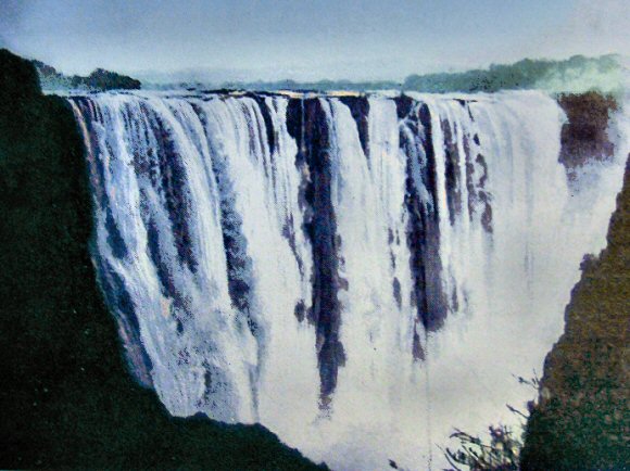 Zambèze : les chutes Victoria.