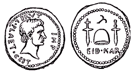 Monnaie romaine : Brutus.