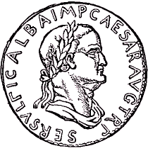 Monnaie romaine : Galba.