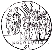 Monnaie romaine : Galba.