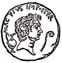 Monnaie romaine : Pompée.