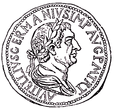 Monnaie romaine : Vitellius.