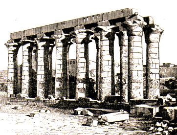 Colonnade de Louqsor.