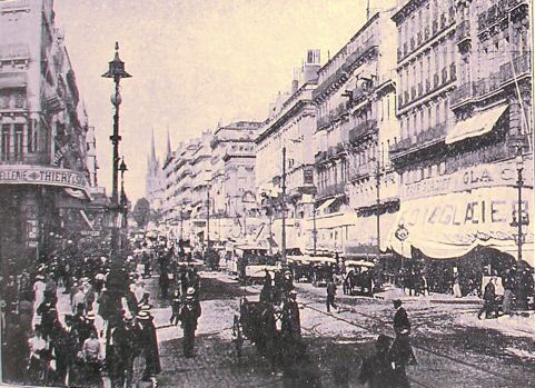 Marseille : la Canebière.