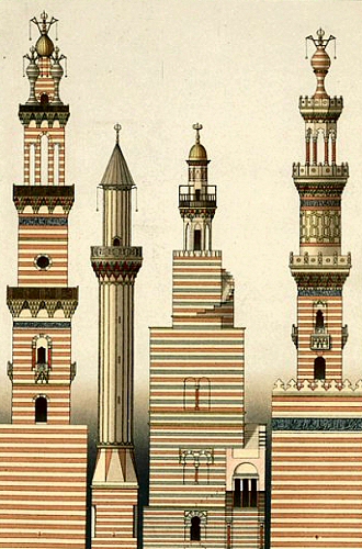 Minarets du Caire.