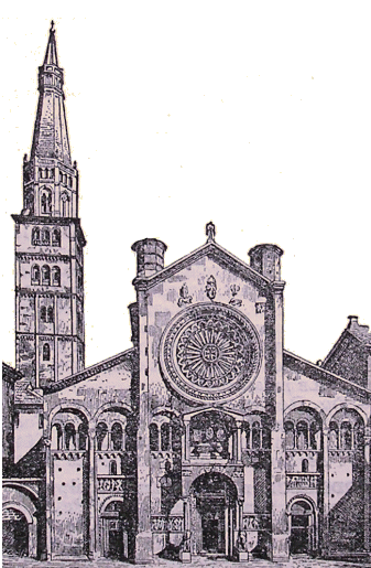Cathédrale de Modène.