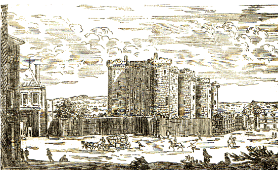 La Bastille au XVIIe sicle.