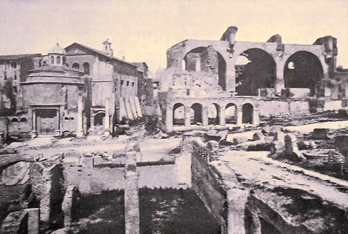 Rome : la Basilique de Constantin