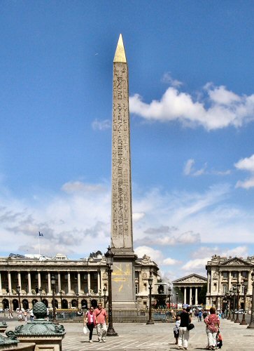 Obélisque de la place de la Concorde, à Paris.